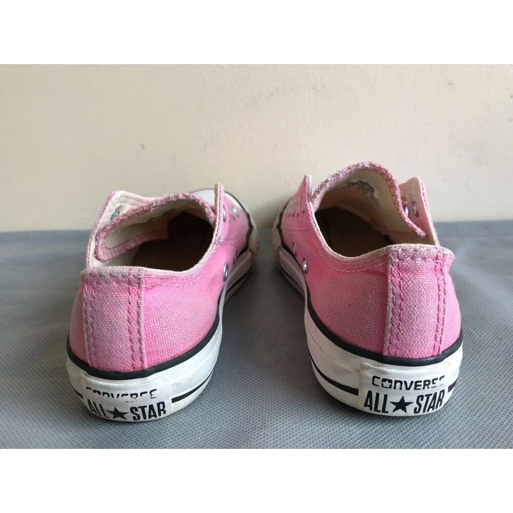 Converse All Star Low Tops pink Canvas casual shoes - Size US 12 Youth EUR 29